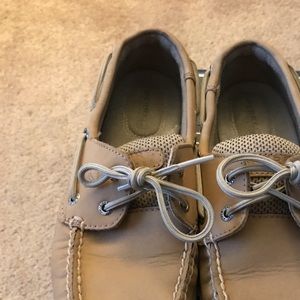 Sperry Boat Shoes, barely worn! Waterproofed!
